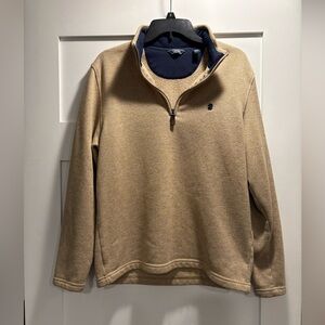 Izod Men's Beige Zip-Up Sweater